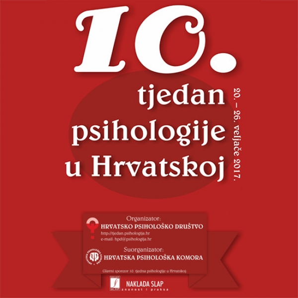 10. tjedan psihologije u Hrvatskoj vizual